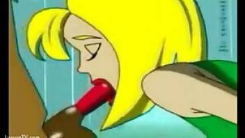 Scoob shines in cartoon animal porn