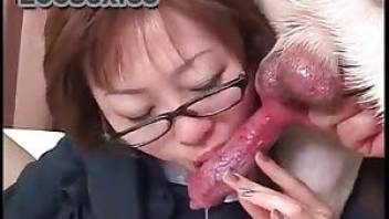 Sex with animal is what she's obsessed with